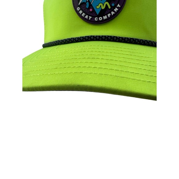 Melin Hydro Coronado Burst Neon Yellow Waterproof Snapback Hat Classic HTF Color - Picture 8 of 16